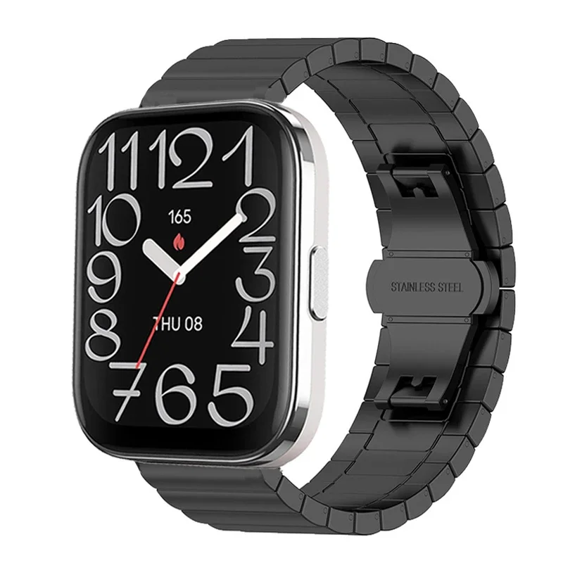 Correa de Metal para Amazfit Bip 5 Unity, Correa de reloj de acero inoxidable para Amazfit Balance, Correa para Amazfit GTR4 3 2