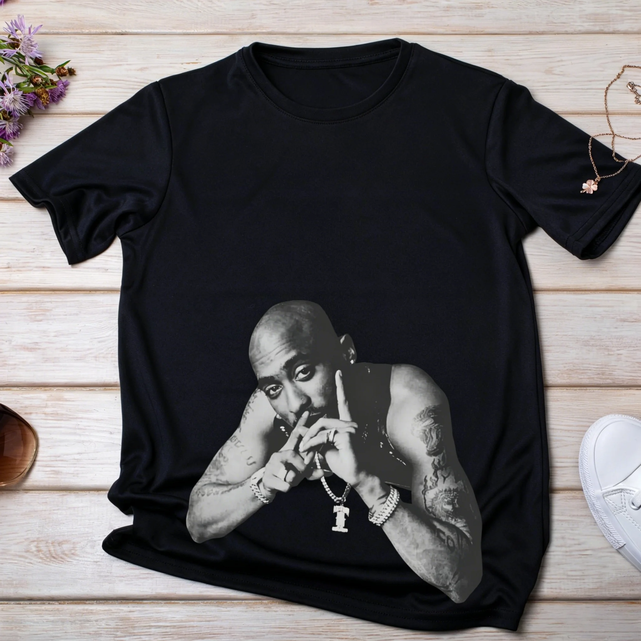 90'lar Tupac Shakur Hip Hop Ro - Mens Fashion In The 90S incelemesi ve fiyatı