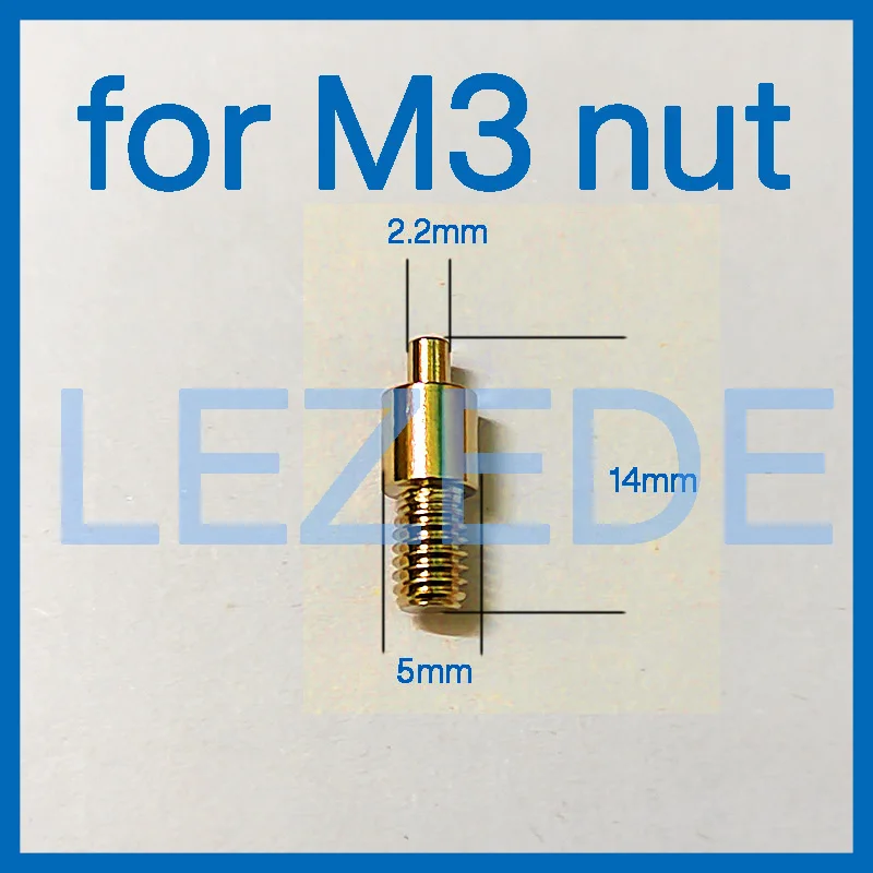 Heat Set Insert Tool M2 M3 M4 M5 M6 Soldering Iron Tip for 3D Printing Parts Embedded Hot Melt Nut Thread Insertion Tool Kit