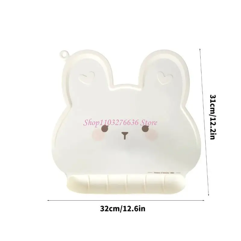 r6fd 실리콘 토끼 모양 테이블 매트 플레이스 캣 여행