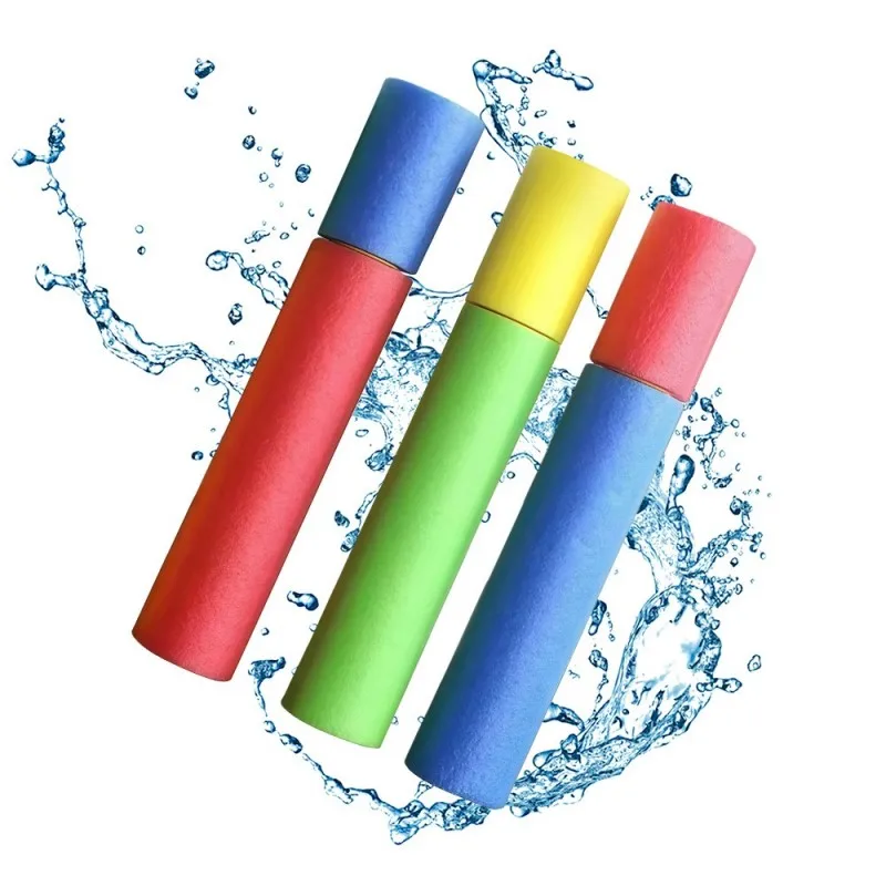 

Водный пистолет EVA с выдвижным механизмом и жемчужными вставками, 25 см, пляжная игрушка, водный бластер для моря и пляжа