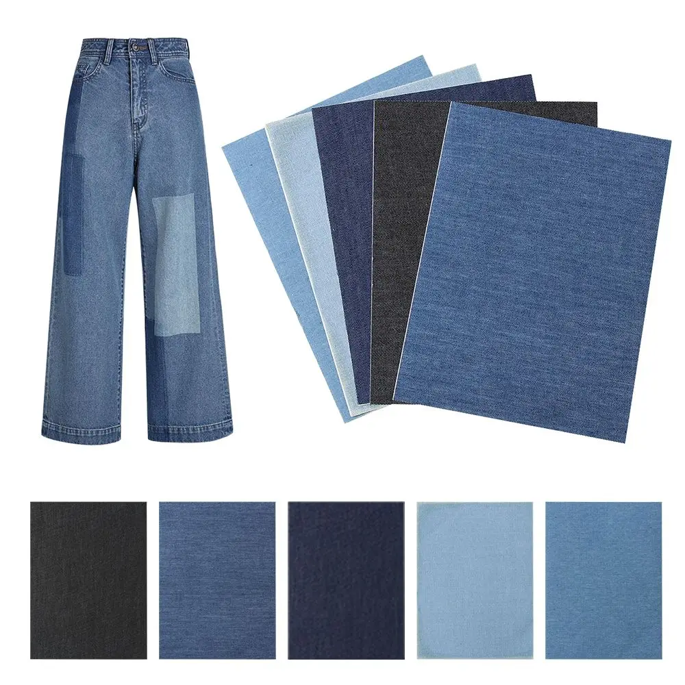 

Jean Patches Jeans Repair Patches Denim Iron On Patch Clothes Stickers Sewing Accessories Clothing Hole Decoration DIY Craft
