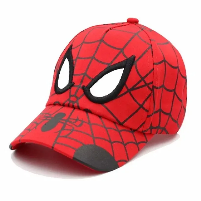 

New Cartoon Cool Spider-Man Children Hat Cute Baseball Cap for Summer and Spring Perfect for Outdoor Sun Protection and Fashion