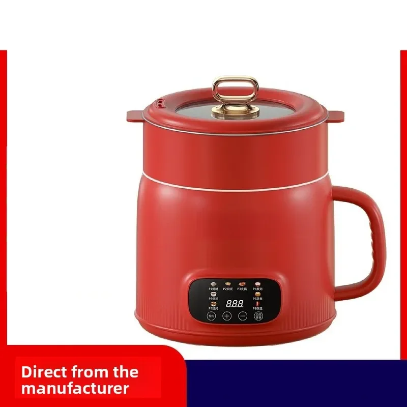 All-in-One Electric Cooking Pot 2.5L, Ceramic Glaze Inner Container, Multi Purpose Rice & Soup Cooker