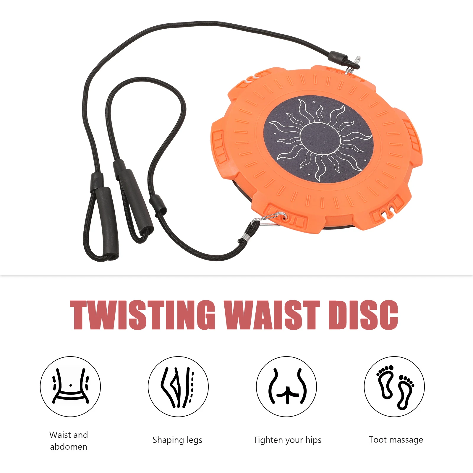 

1 Set Slimming Rotating Board Twisting Waist Disc For Women Body Shaping Fitness Equipment Durable Plastic Non-Slip Twisting