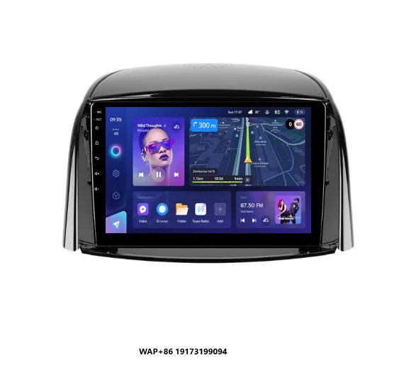 CC3L WIFI لرينو كوليوس 2008 - 2016 راديو السيارة الوسائط المتعددة مشغل فيديو الملاحة ستيريو نظام تحديد المواقع أندرويد 10 No 2din 2 Din #1