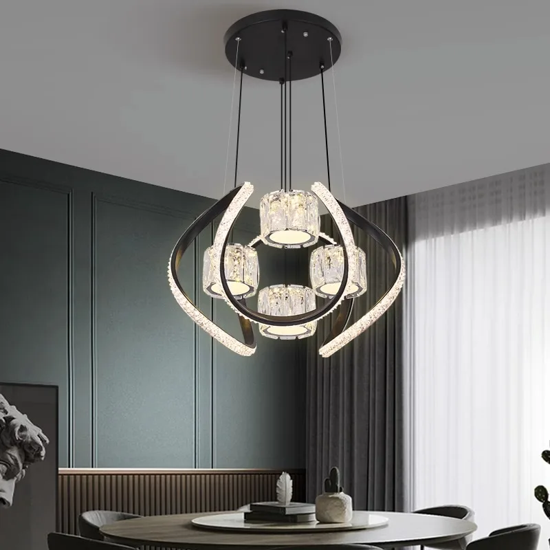 Imagem -04 - Modern Decor Chandelier For Dining Room Pendant Lamp Iluminação Interior Lâmpada do Teto Pendurado Light Fixture Lamps For Living