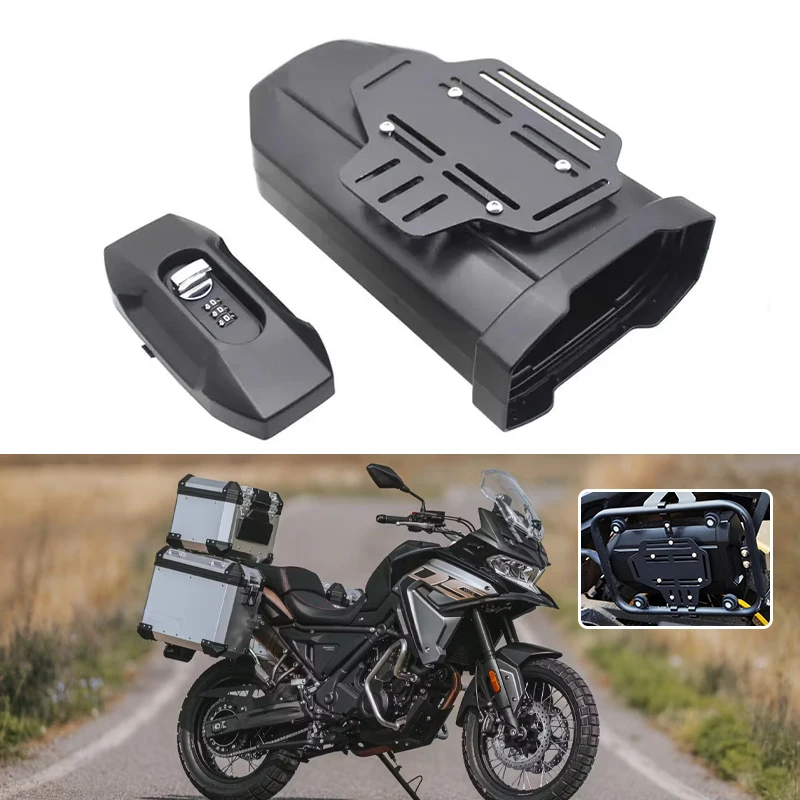 Motorcycle Waterproof Toolbox 3.8 Liters Tool Box Left Side Decorative Accesories Fit For VOGE DS525X 300DS 500DS 650DS 650DSX