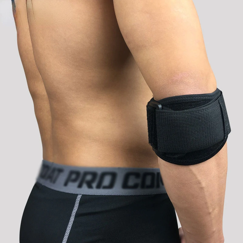 1Piece Tennis Elbow Brace for Tendonitis - with Compression Pad Tennis & Golfer's Elbow Strap Band - Relieves Forearm Pain