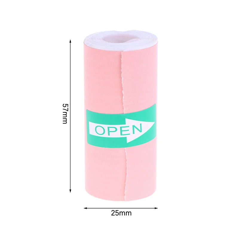 Mini Pocket Printer Self-Adhesive Paper Portable Thermal Printer Label Sticker For Printer Suitable For Home Office Study Work