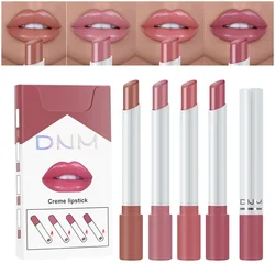 4 Colors Makeup Lipstick Cosmetics Lipstick Set Lip Tint Lip Gloss Waterproof Matte Long Lasting Make Up Pomade