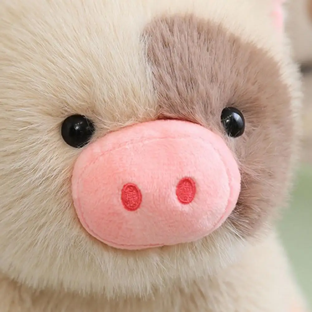 Piggy Doll Plush Toy Realistic Pig Plush Toy Soft Stuffed Pig Cushion Bedside Companion Birthday Gift Decorative Plush Doll