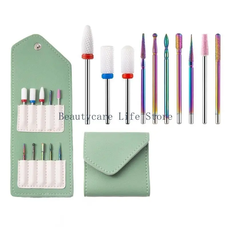 

652C Drill Bits,Ceramic Art Tools Manicure Drill Bits for Nail Polishing