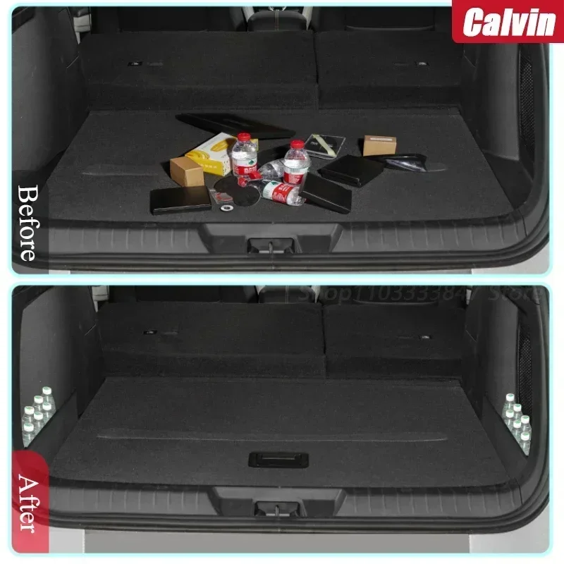 For BYD Song Plus SEAL U DMi/EV 2020-2025 Car Trunk Baffle Side Storage Box Organizer Sorting Box Baffle Trunk Isolation Board