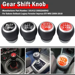 Brand New Look For Subaru Outback Legacy Forester Impreza STI WRX 2009-2018 6 Speed Gear Stick Shifter Lever Shift Knob