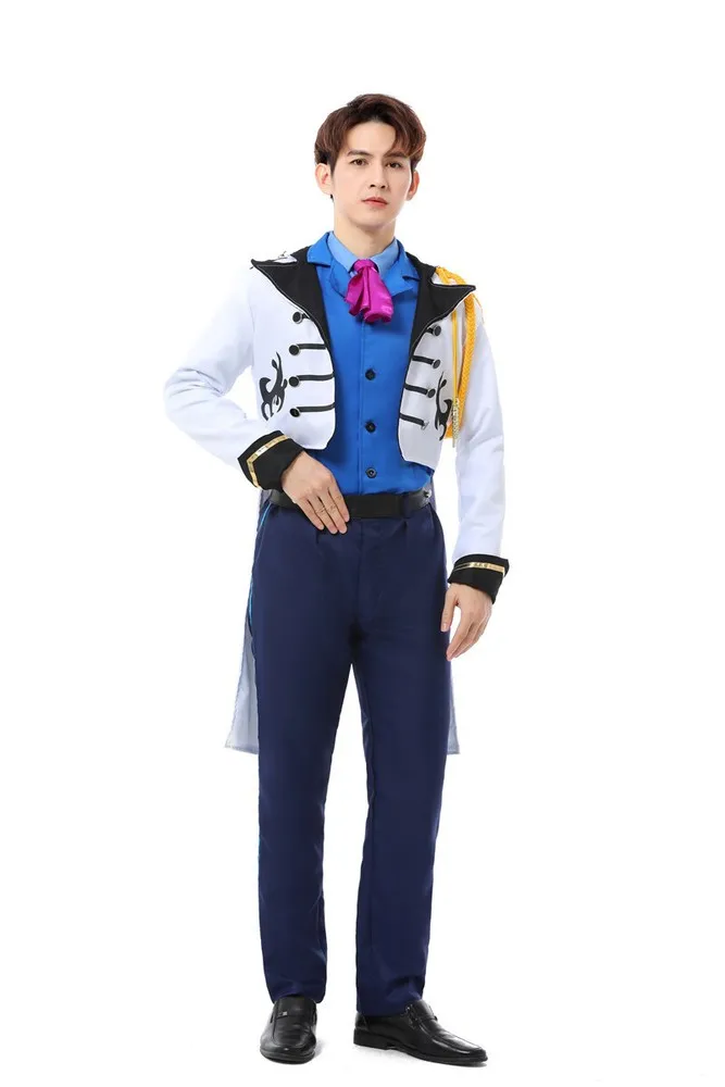 Fulujiacos Prince Hans Cosplay Costume Halloween Outfit Full Set