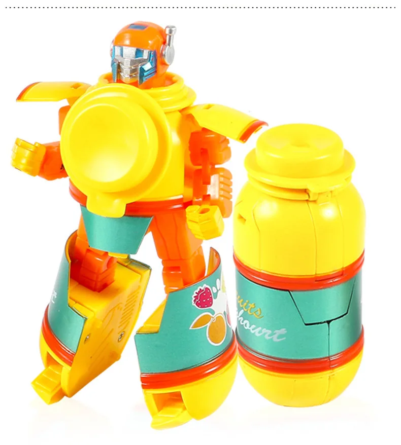 Jouet éducatif manuel pour enfants, robot de transformation alimentaire, Burgur trempé, frites, modèle de gâteau, figurine d'action, ornement, cadeau pour enfants