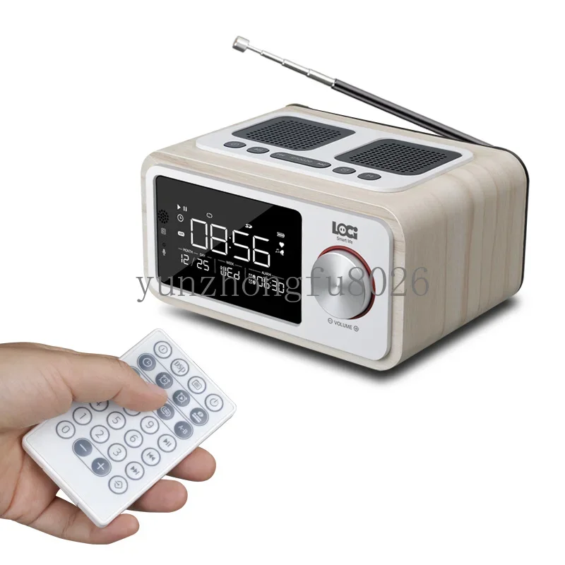 H3 Bluetooth Speaker Alarm Clock Radio Mobile Phone Clock Small Speaker U Disk Charging MP3 Player