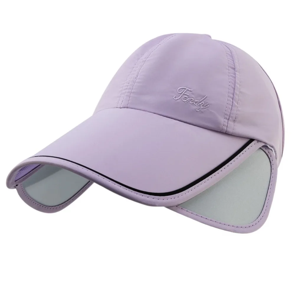 Wide Brim Sunscreen Baseball Hat Quick Dry UV Protection Retractable Sun Hat Visor Sun Protection Sunscreen Hat Outdoor