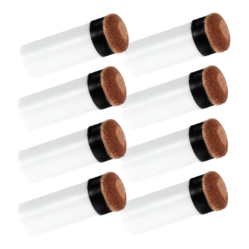 

8Pcs Replacement Cue Tips for Billiard Cue Stick Professional Grade Tip Heads Compact Lightweight Design Perfect for Travel
