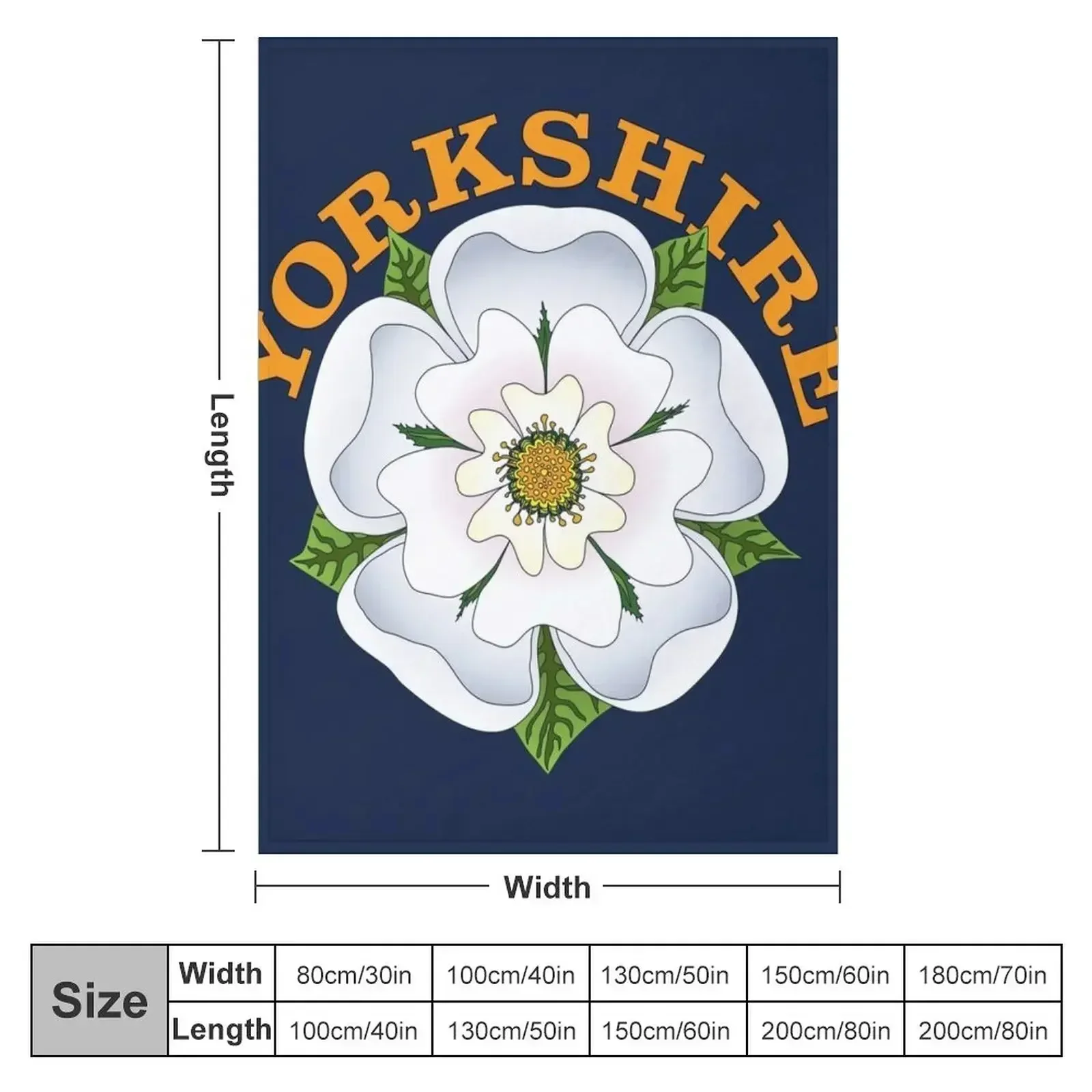 White Rose of Yorkshire Throw Blanket manga Nap warm for winter Blankets