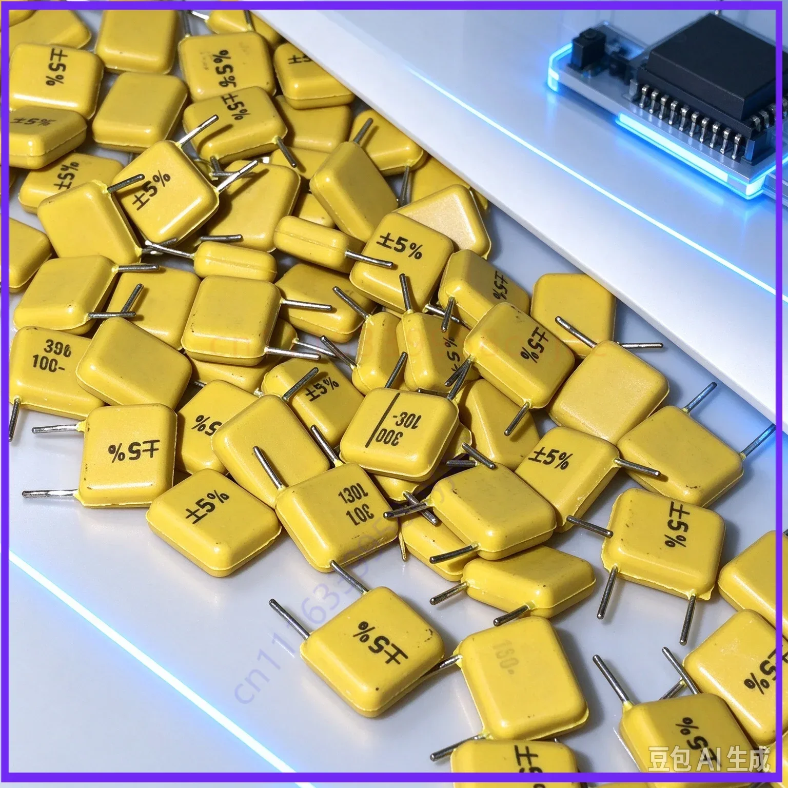 Vintage for WIMA Yellow FKC 390PF 160V Tin Foil Audio Coupling Capacitor  100pcs