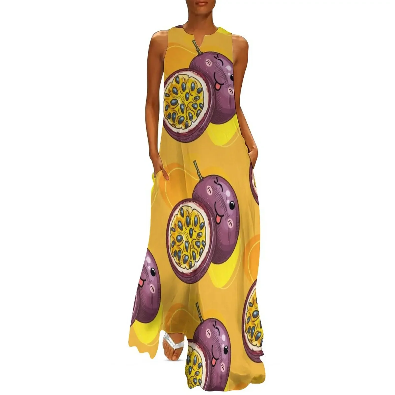 

Kawaii Passionfruit Long Dress chic and elegant evening dress dress for women 2025 cocktail dresses