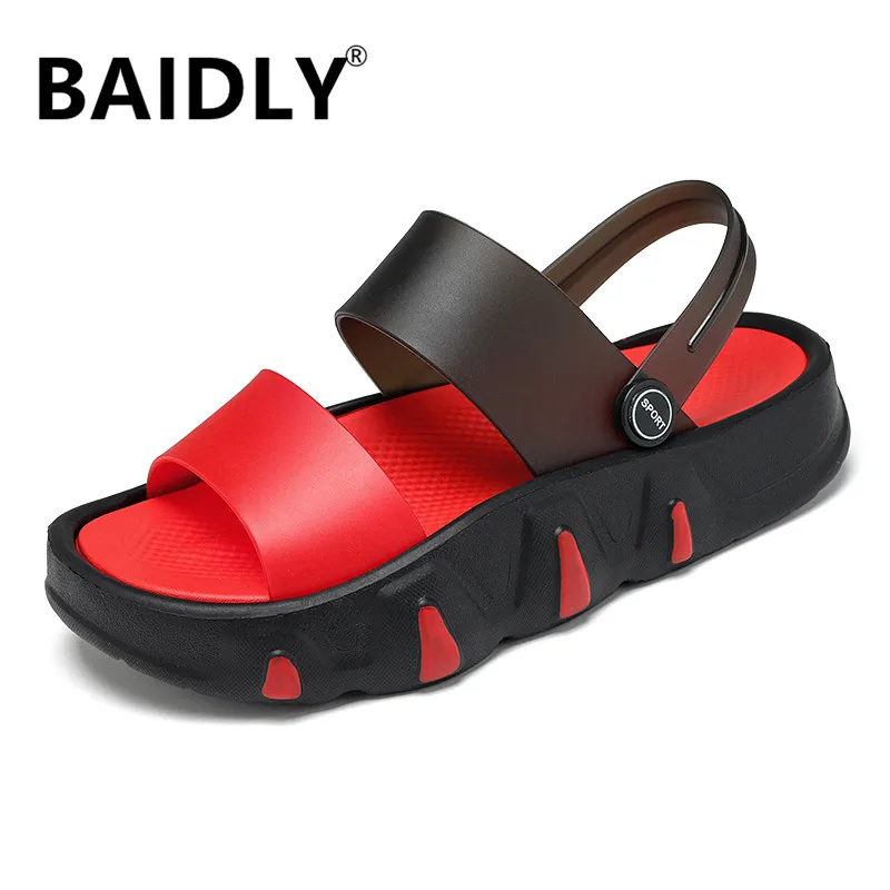 Jelly Shoes Sandals Men Breath Flip Flops Summer Outdoor Beach Sandals Unisex Casual Slippers Water Sandalias Clogs Sandals