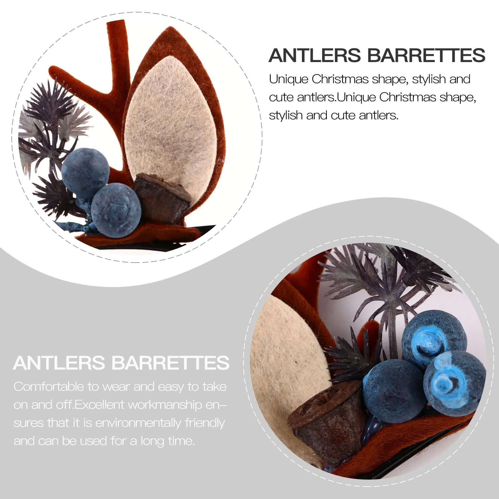 

Hair Clip Antlers Barrettes Party Wedding Photography Antlers Barrettes Props Hair Accessories For Women