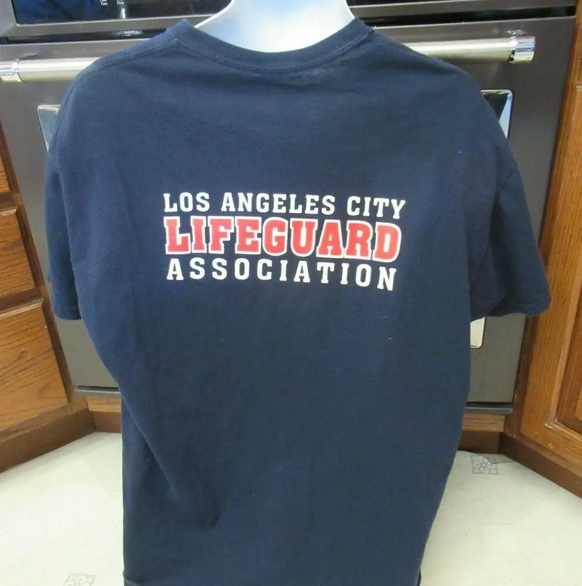 Lifeguard Los Angeles City association Authentic T Shirt Men's XL Rare