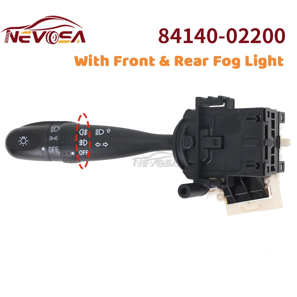 Front Rear Fog Light Switch Headlight For Toyota Corolla Matrix 2003 2004 2005 2006 2007 2008 84140-02200 Turn Signal Switch