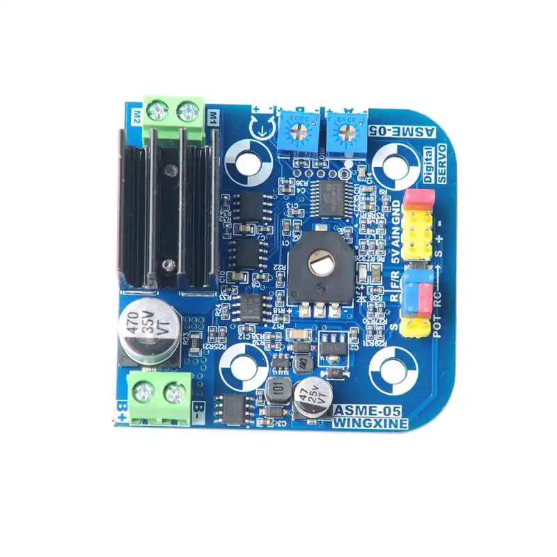 Controlador PCB azul ASME-05, versión mejorada de ASMC-04 para ASMC-04A, ASMC-04B, ASMC-05A, servomotor, Robot de alto par