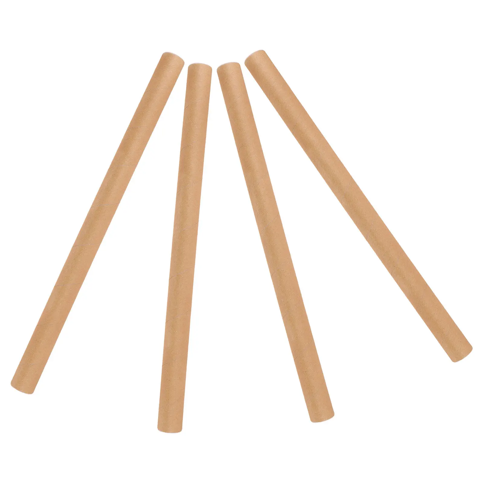 

4Pcs Round Kraft Mailing Tubes Heavy Duty Poster Storage Tube for Office Organization Poster Mailing Document Holder 19.7 X 1.1