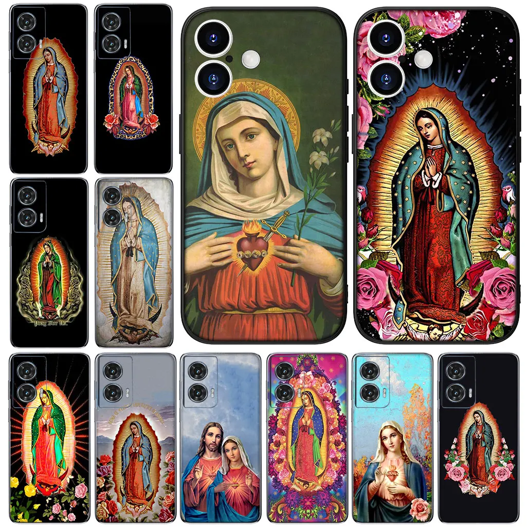 Мягкий чехол для Samsung Galaxy S25 S24 S23 Fe Ultra Plus S7 Edge A13 A15 A05 A06 A16 Virgen de Guadalupe, чехол для телефона Мягкий чехол для Samsung Galaxy S25 S24 S23 Fe Ultra Plus S7 Edge A13 A15 A05 A06 A16 Virgen de Guadalupe, чехол для телефона