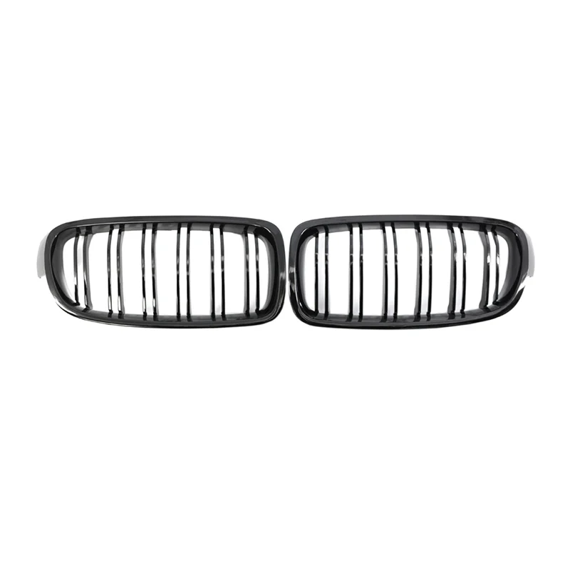 2Pcs Front Grill Bumper Hood Kidney Grille for BMW 3 Series F30 2013-2019 51130054493 51130054494