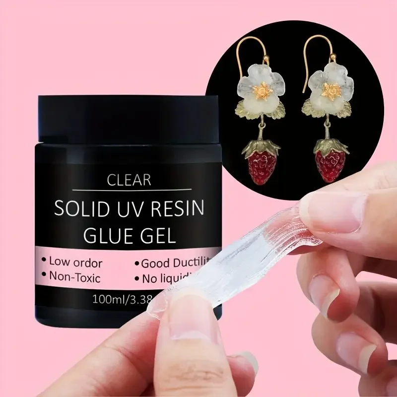 UV Clear Hard Gel for Builder Extension Strengthen Stuff for DIY  Art Set 3D Sculpting Gel DIY Home Extension Caving DIY Materia