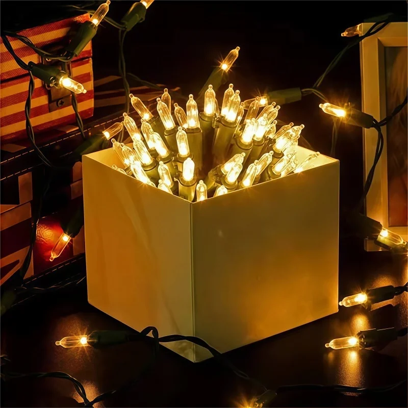 8 Modes Battery LED Christmas String Lights Mini Bulb Garland Lamp for Xmas Tree Garden Home Party Decor