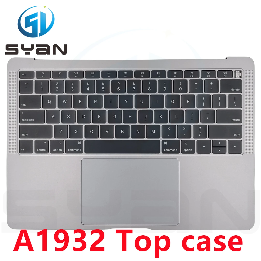 

SYan Space Grey оригинальный для Macbook Air Retina 13 "13,3" A1932 Топ чехол с английской клавиатурой французская раскладка MRE82 EMC 3184 2018