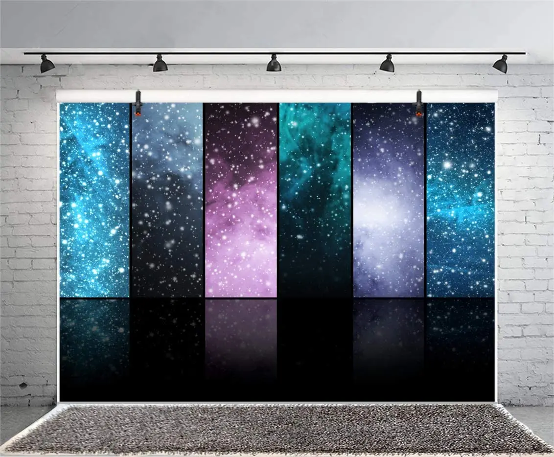 Photography Background Universe Stars Constellations Planets Snoflakes Stage Backdrop Party Adults Portraits Film Production