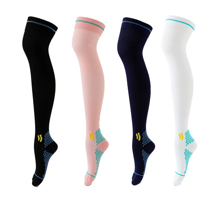 Compression Socks Knee High Running Varicose Veins Socks Men Sports Socks Cycling Basketball Football Medical Women Long Socks