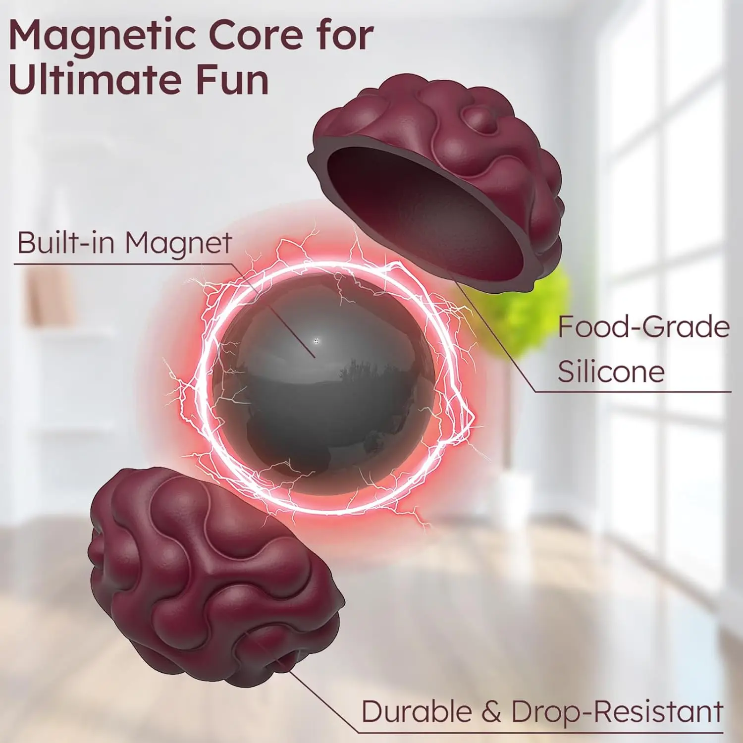 Verbeterde Tweede Generatie Siliconen Magneti Ballen Fidget Speelgoed Zorgen Ballen Autisme Kalmerend Speelgoed Kind Volwassenen Relief Stress Zintuiglijke Speelgoed
