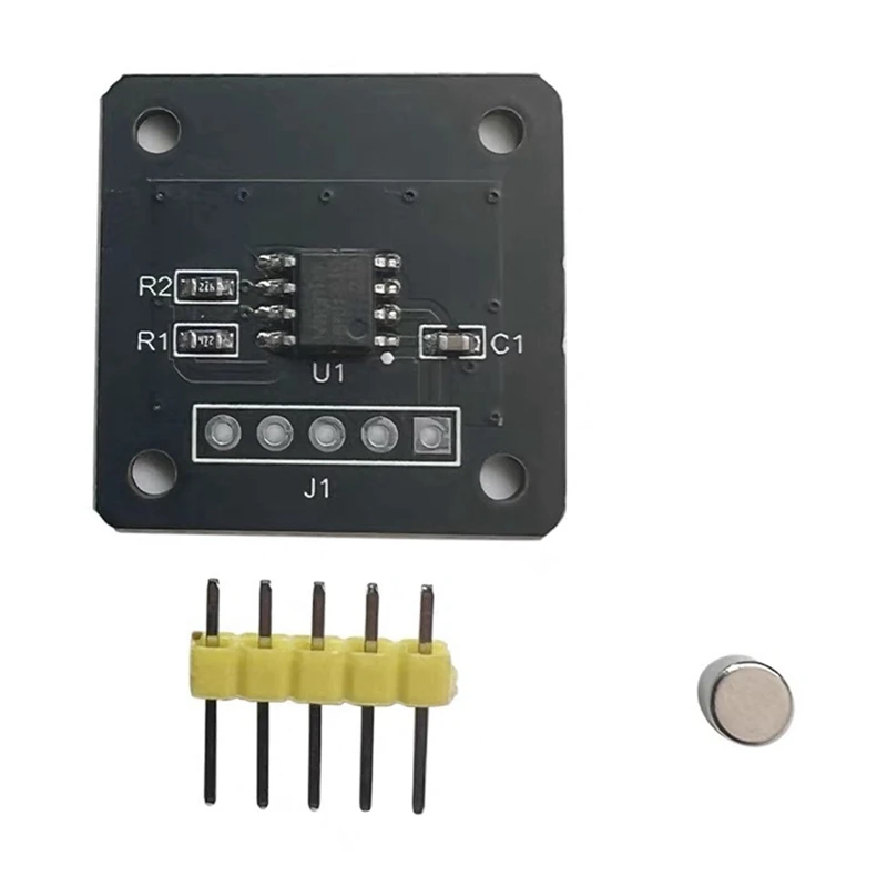 MT6701 Magnetic Encoder Magnetic Induction Angle Measurement Sensor Module 14bit High Accuracy Replaces AS5600 1Set-A09I