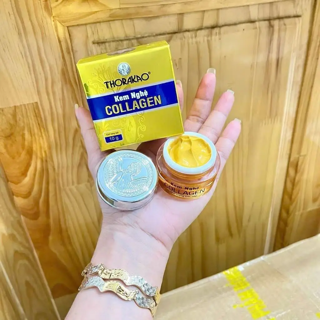 

Vietnamese face cream Kem Nghe Collagen Thorakao Cang Bong Da Mat 10G