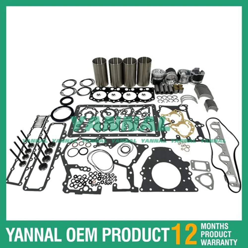 

New D04FD Overhaul Rebuild Kit With Gasket Bearing Valve Set For Mitsubishi