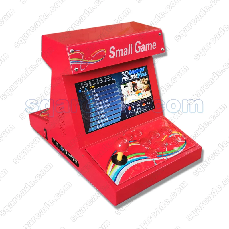 Two-Player Street Fighter Video Game Console New Cheap Price 10-Inch All-Iron 9800 Game Double Arcade Wired Connection