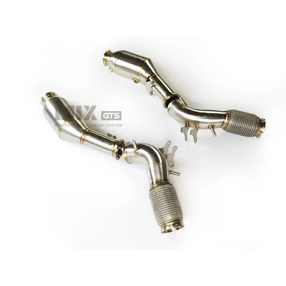 

Catless Exhaust Downpipe para Maserati, Sistema de Escape de Alto Desempenho, Aço Inoxidável 304, MC20 3.0T, 2014-2022