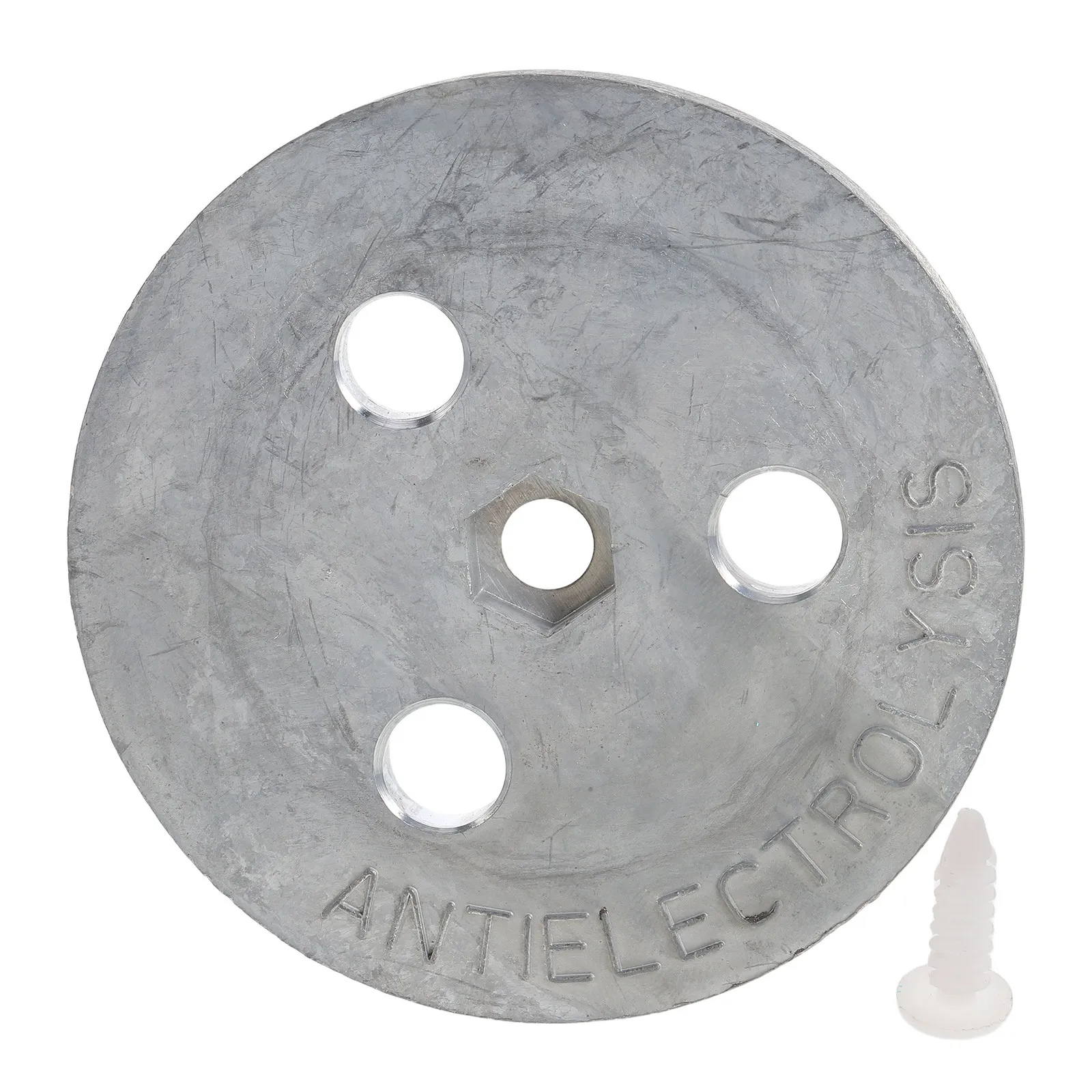 Zinc Anode Weight Plate Bolt Install Anti Corrosion Pool Skimmer Hardware Salt Pool Electrolysis Protection Skimmer Weight Block