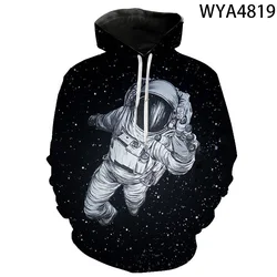 Astronaut Nasa Starry Sky Hoodie Super Cool Men's Adult And Children's 3d Printed Street Wear Hoodie Long Sleeve Couple Sports J