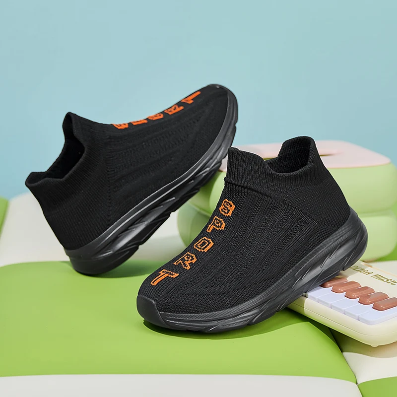 زوج من الأحذية الرياضية الشبكية عالية الجودة للأطفال في الفصول الأربعة، طراز ناعم بخطوة واحدة، مقاسات 27-38، MZC-693