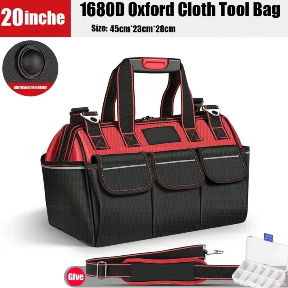 

Профессиональная сумка для инструментов из ткани Оксфорд, гаечный ключ для электрика, водонепроницаемая рабочая многофункциональная сумка для хранения инструментов